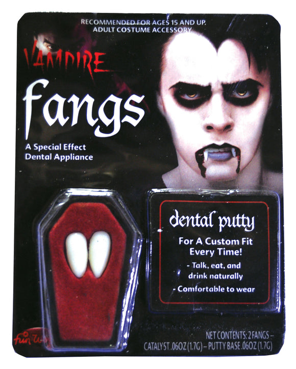 Vampire Fangs In Coffin (FW9083)