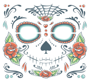 Tattoo Sugar Skull Face (DFCT412)