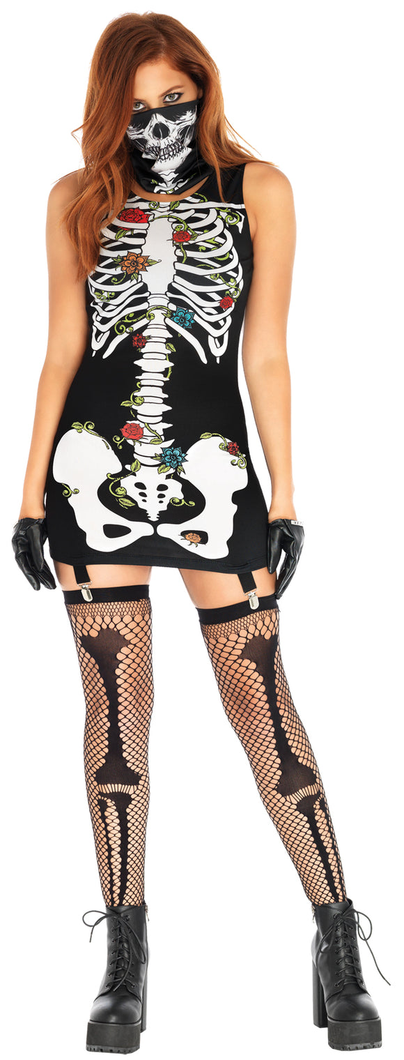 Skeleton Garter Dress (UA86661)