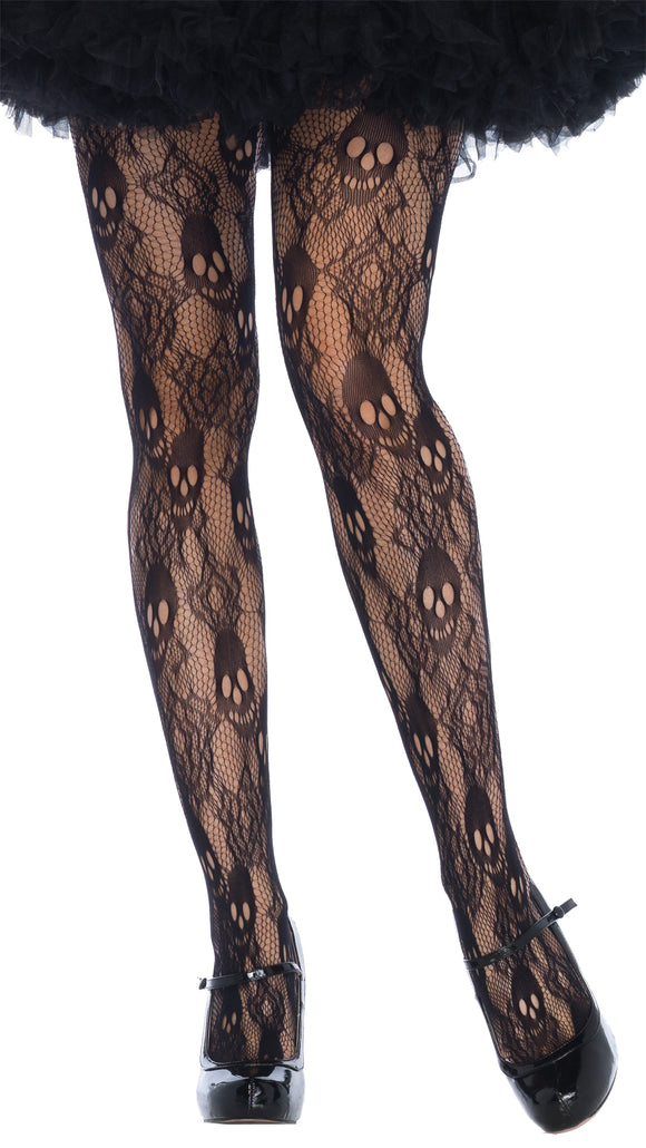 Tights Rose Skull Lace (UA9751)